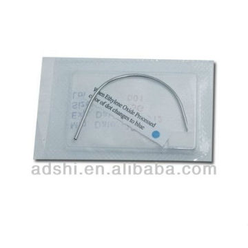 2013 ADShi top high quality EO gas sterilized stainless curving needles for body piercing